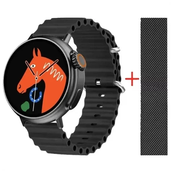 2024 novas chamadas bluetooth relógio inteligente ultra série 9 assistente de voz monitor saúde relógios esportes fitness rastreador smartwatch homem - Image 9