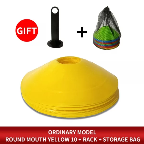 10 pçs cone conjunto equipamento de treinamento de futebol - Image 10