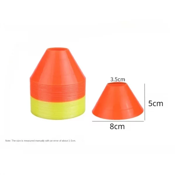 10 peças 8cm placa de logotipo de treinamento de futebol placa de cone de pressão logotipo balde acessórios esportivos - Image 5