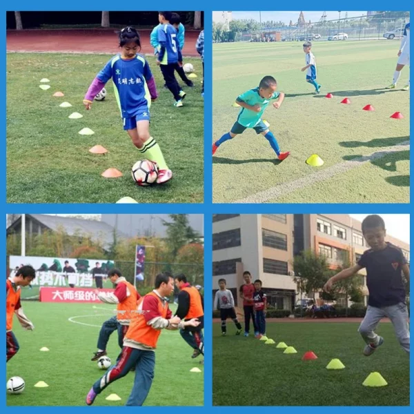 10 pçs cone conjunto equipamento de treinamento de futebol - Image 6