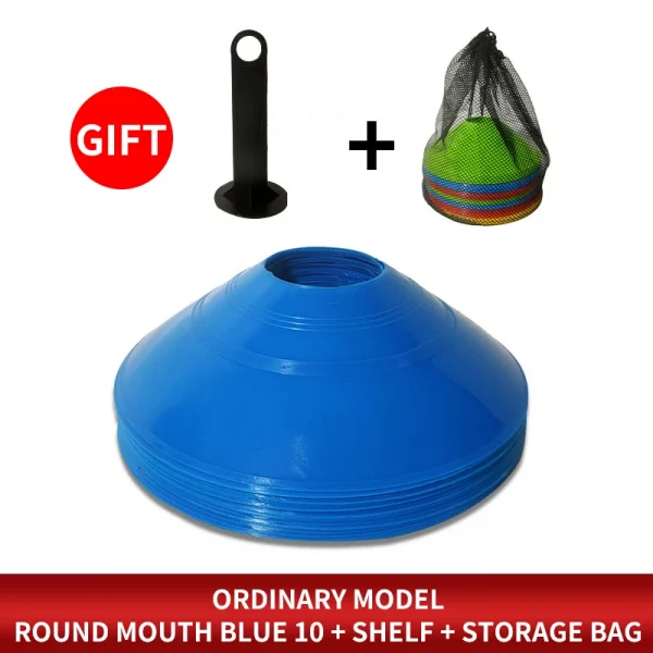 10 pçs cone conjunto equipamento de treinamento de futebol - Image 11