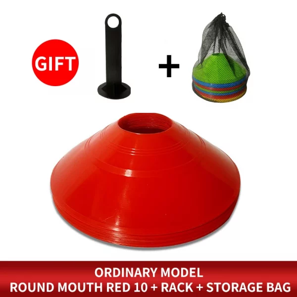 10 pçs cone conjunto equipamento de treinamento de futebol - Image 7