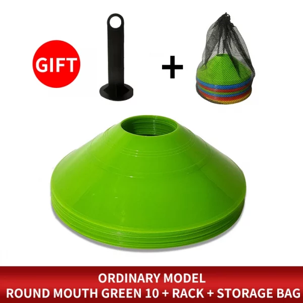 10 pçs cone conjunto equipamento de treinamento de futebol - Image 8