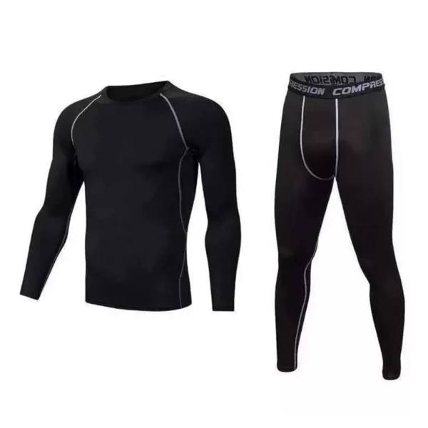 Roupa esportiva infantil de secagem rápida, agasalho de compressão fitness