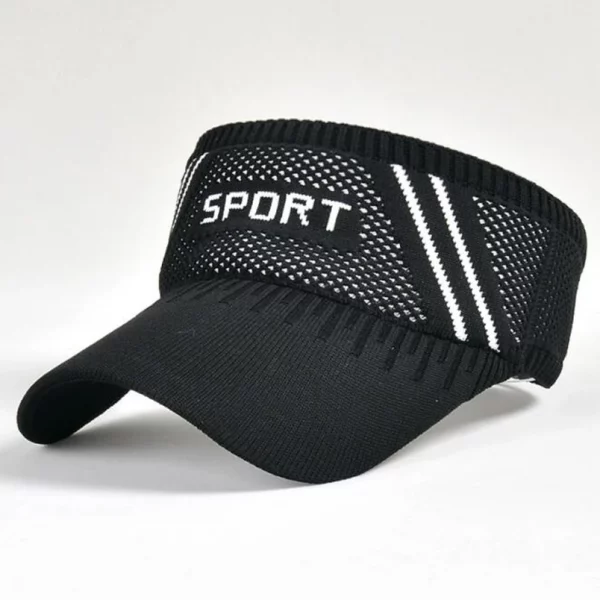 Viseira v feminino esporte ao ar livre respirável, viseira anti-uv chapéu de sol bonés menina golfe, tênis - Image 21