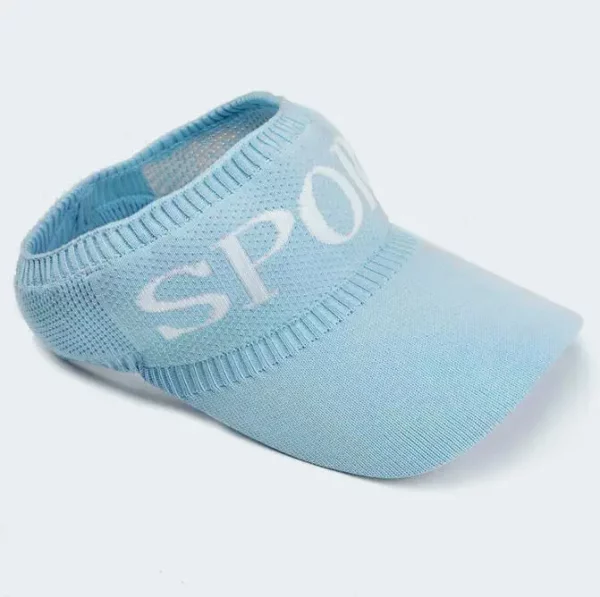 Viseira v feminino esporte ao ar livre respirável, viseira anti-uv chapéu de sol bonés menina golfe, tênis - Image 13
