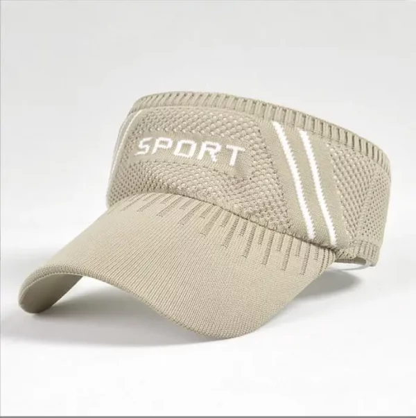 Viseira v feminino esporte ao ar livre respirável, viseira anti-uv chapéu de sol bonés menina golfe, tênis - Image 26