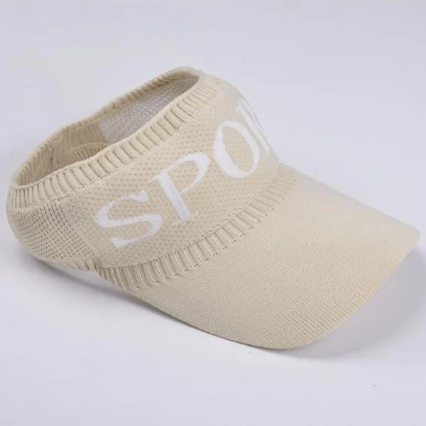Viseira v feminino esporte ao ar livre respirável, viseira anti-uv chapéu de sol bonés menina golfe, tênis - Image 11