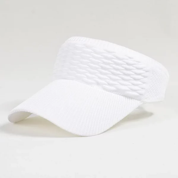 Viseira v feminino esporte ao ar livre respirável, viseira anti-uv chapéu de sol bonés menina golfe, tênis - Image 15