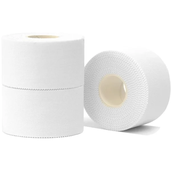1 rolo de fita atlética  esportiva branca - sem resíduos pegajosos  Fácil de remover – para atletas, evitar lesões - Image 6