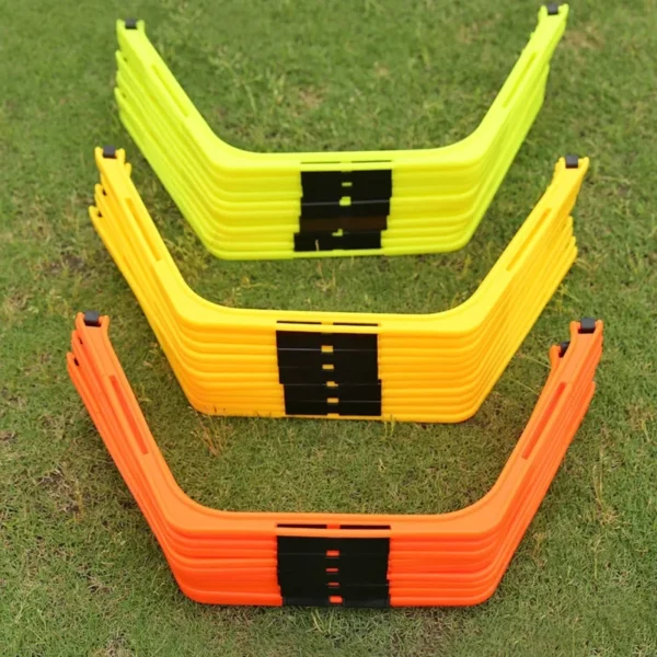 6 pçs conjunto de obstáculos de agilidade anéis de treinamento de futebol footwork anel dobrado escada hexágono multi suprimentos hex equipamento de obstáculo - Image 2