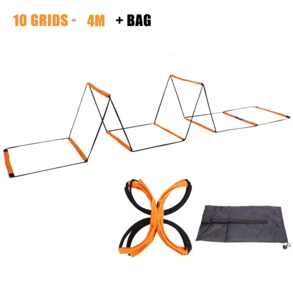 Escada de salto de treinamento de futebol de dupla finalidade multifuncional agilidade escada de treinamento de velocidade coordenação equipamentos de futebol - Image 8