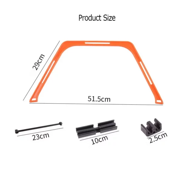 6 pçs conjunto de obstáculos de agilidade anéis de treinamento de futebol footwork anel dobrado escada hexágono multi suprimentos hex equipamento de obstáculo - Image 6