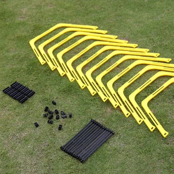 6 pçs conjunto de obstáculos de agilidade anéis de treinamento de futebol footwork anel dobrado escada hexágono multi suprimentos hex equipamento de obstáculo - Image 4