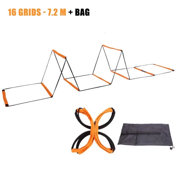 Escada de salto de treinamento de futebol de dupla finalidade multifuncional agilidade escada de treinamento de velocidade coordenação equipamentos de futebol - Image 12