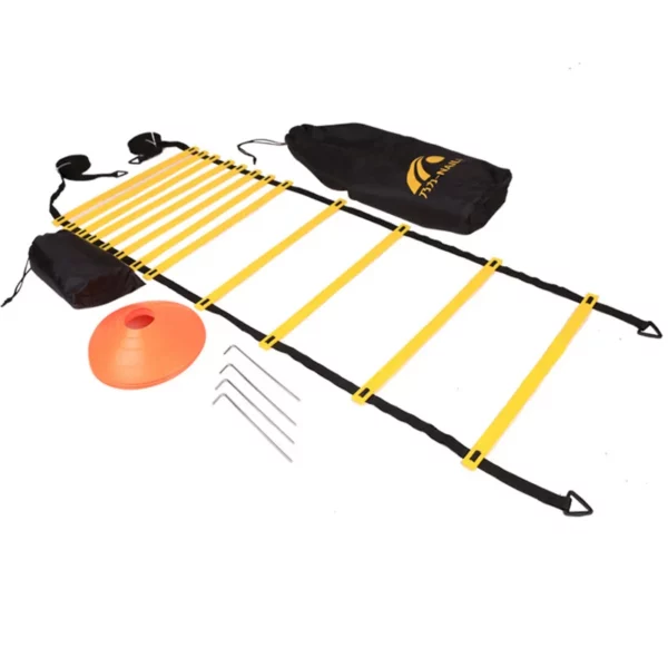 conjunto de equipamentos de  futebol velocidade agilidade treinamento escada marcador disco resistência pára-quedas corda pular equipamentos kit - Image 3