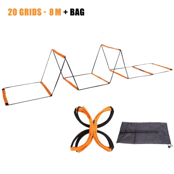 Escada de salto de treinamento de futebol de dupla finalidade multifuncional agilidade escada de treinamento de velocidade coordenação equipamentos de futebol - Image 10