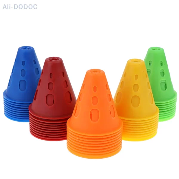 10 pçs de cone futebol para treinamento